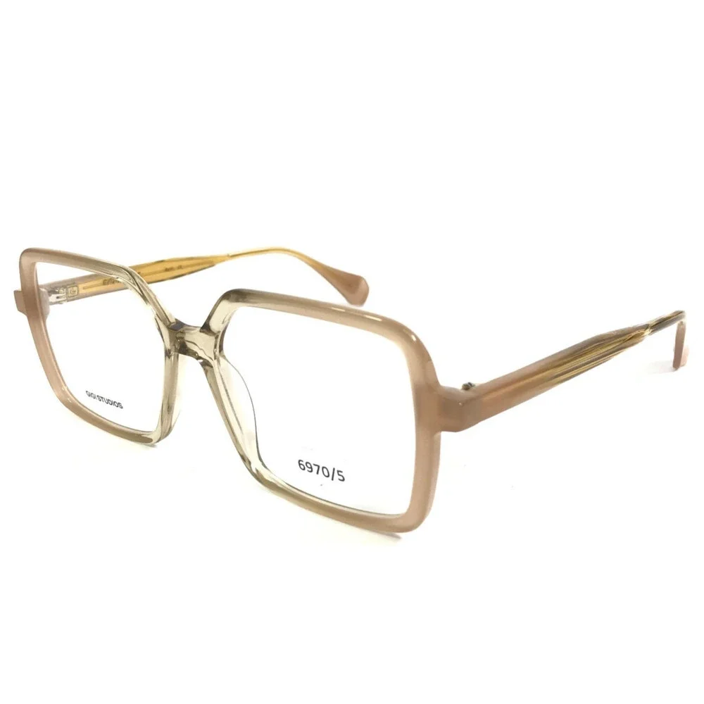Gigi Studios Eyeglasses Frames ANGELICA 6970/S Nude Yellow Fade Square 52-15-140